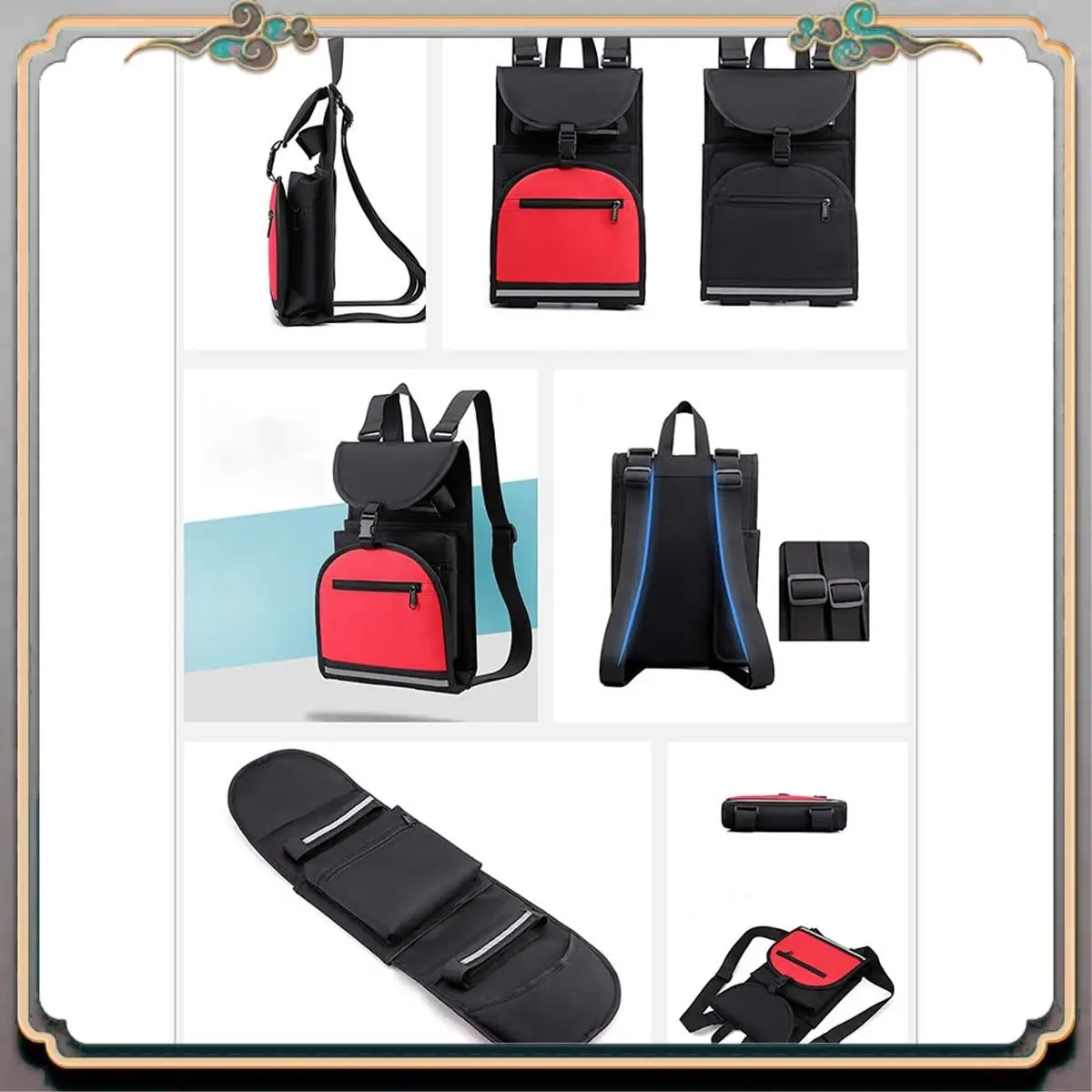 Durable Skateboard Backpacks Foldable Skateboard Bags For Men And Boys With Reflective Strip
Durable Skateboard Backpacks Foldable Skateboard Bags For Men And Boys With Reflective Strip