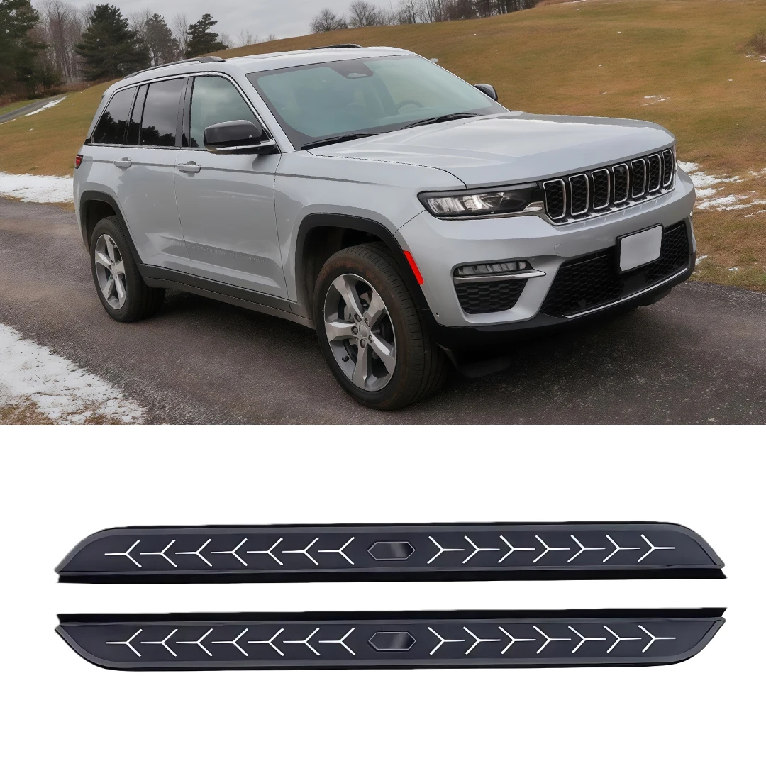 2Pcs Fits for JEEP Grand Cherokee 2023 2024 2025 Fixed Door Side Step Pedal Running Board Nerf Bar
2Pcs Fits for JEEP Grand Cherokee 2023 2024 2025 Fixed Door Side Step Pedal Running Board Nerf Bar