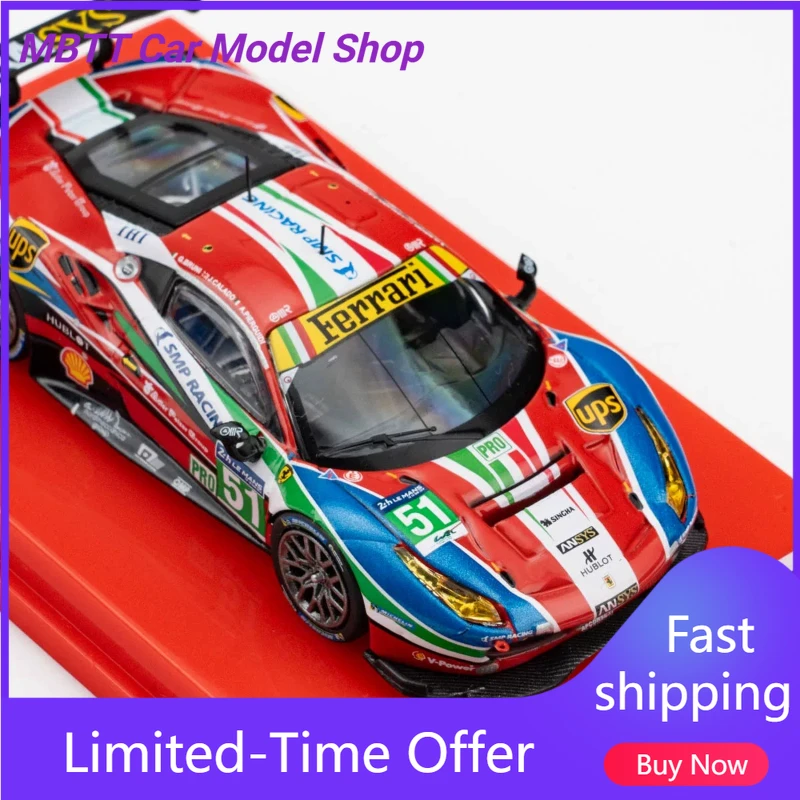 TW 1:64 Ferrari F40 488 GTE 24 Hours of Le Mans Die-Cast Car Model Gifts Guys Love to Collect
TW 1:64 Ferrari F40 488 GTE 24 Hours of Le Mans Die-Cast Car Model Gifts Guys Love to Collect