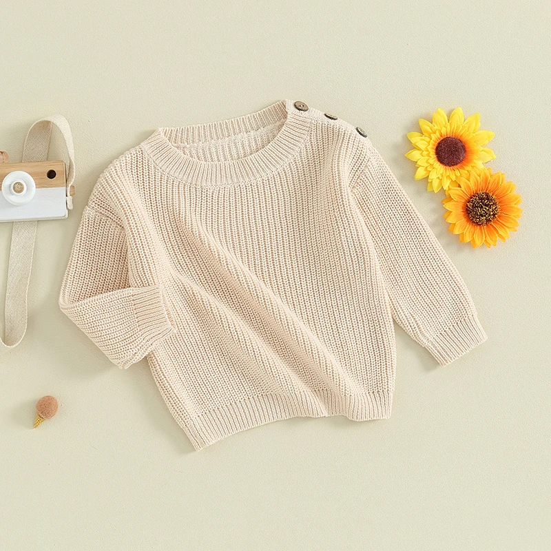 Toddler Baby Boy Girl Fall Winter Clothes Solid Color Knitted Warm Sweater Long Sleeve Crewneck Pullover Sweatshirt
Toddler Baby Boy Girl Fall Winter Clothes Solid Color Knitted Warm Sweater Long Sleeve Crewneck Pullover Sweatshirt