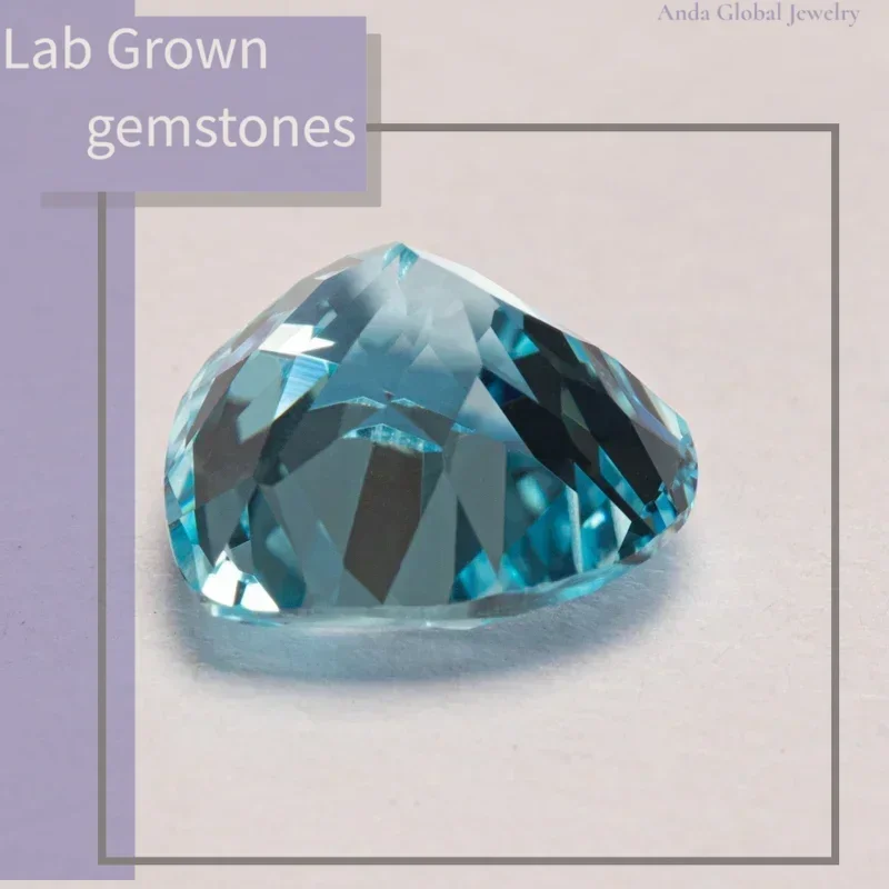 L-Lab Grown Sapphire Heart Cut Aquamarine VVS1 Gemstone for Charms Diy Jewelry Making Necklace Ring Selectable Certificate
L-Lab Grown Sapphire Heart Cut Aquamarine VVS1 Gemstone for Charms Diy Jewelry Making Necklace Ring Selectable Certificate