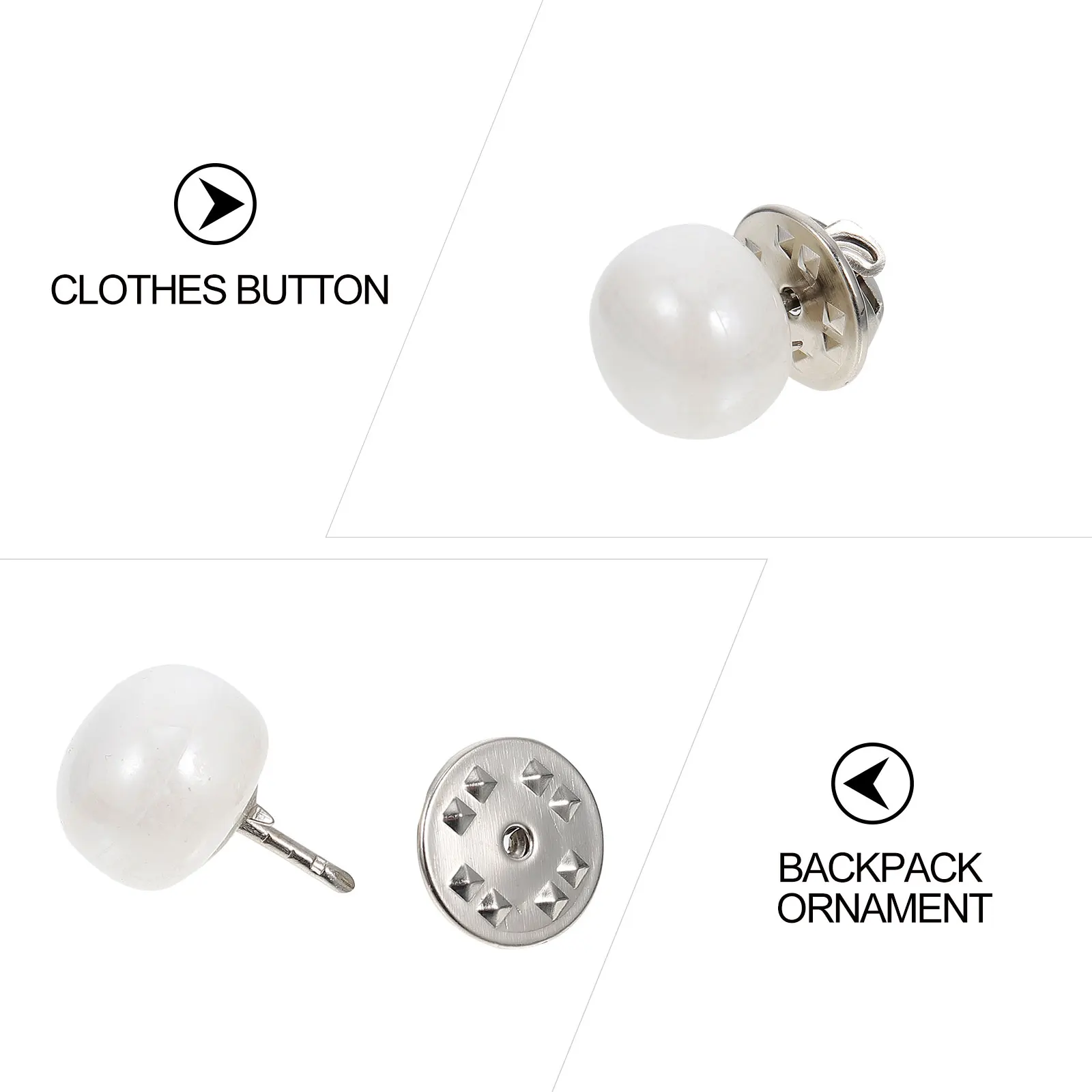 10 Pcs Invisible Snaps Brooch Buttons Black Small Brooches Lapel Wild Pin White Cleavage Tack Metal Women's
10 Pcs Invisible Snaps Brooch Buttons Black Small Brooches Lapel Wild Pin White Cleavage Tack Metal Women's