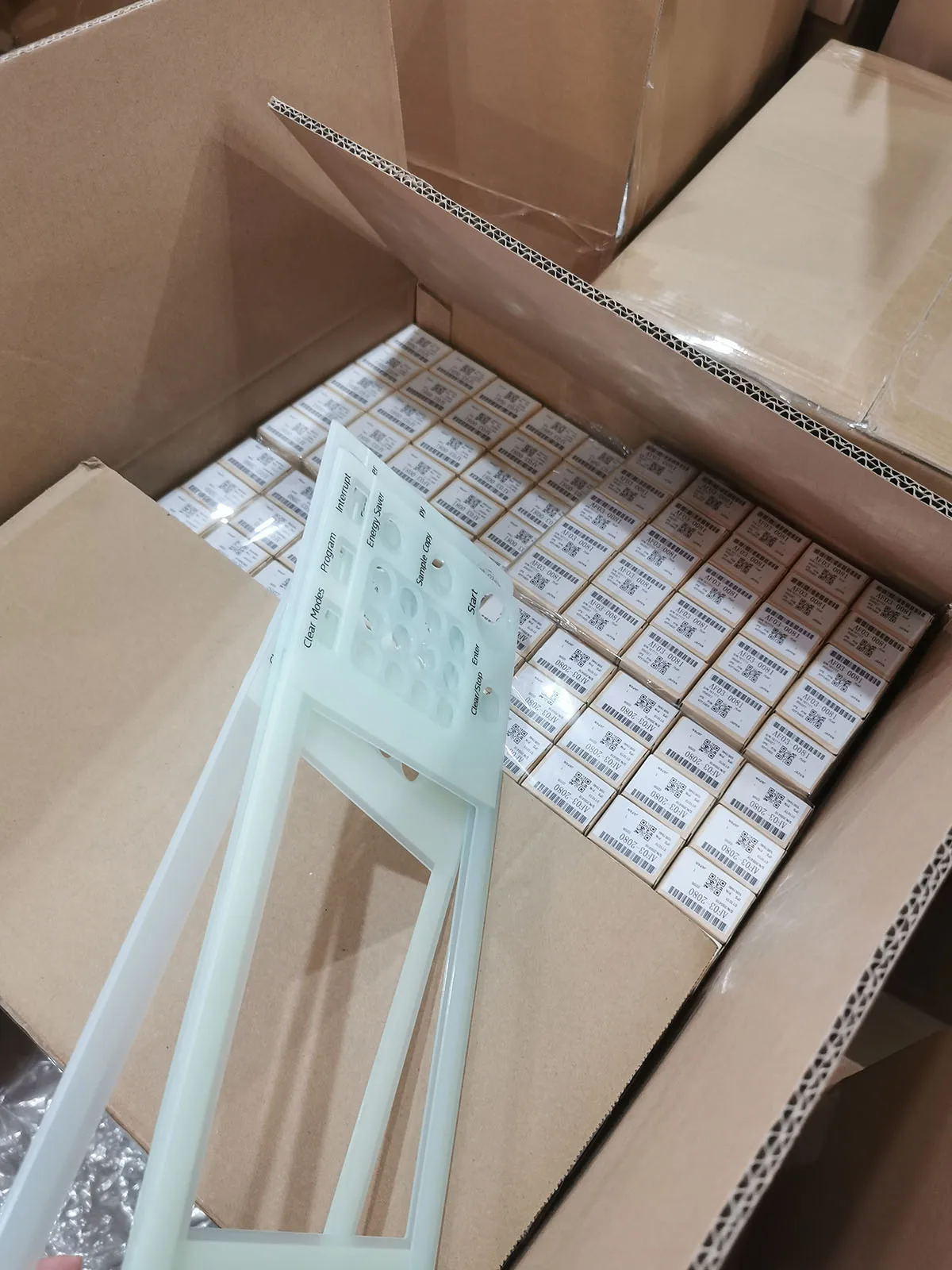 5PCS new control panel For Ricoh Copier Controll Panel Button Frame MP 7500 6500 8000 8001 9001 AFICIO 2075 2060