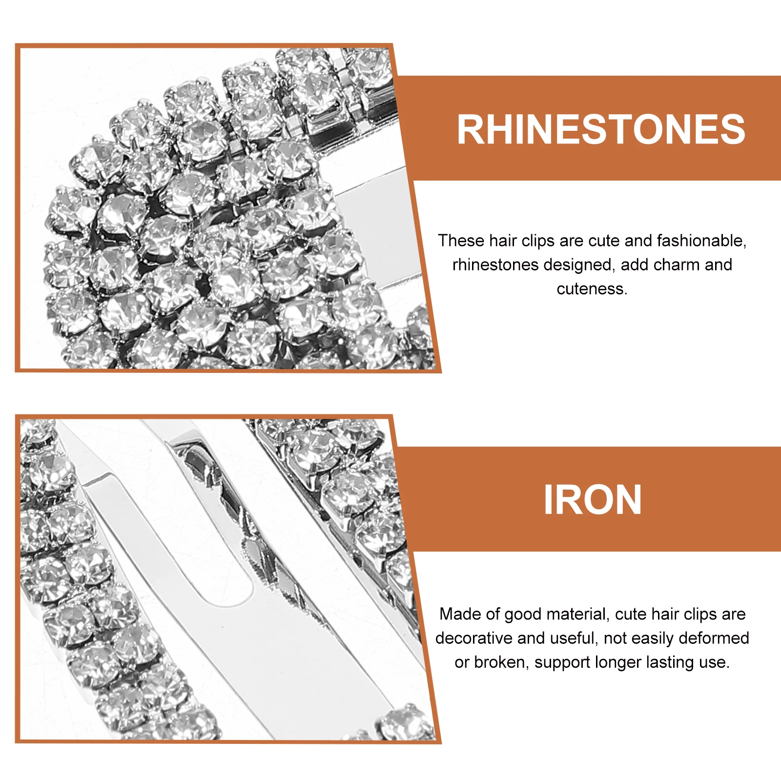 4Pcs Rhinestones Hair Clips Cute Decorative Barrettes for Women Girls Kawaii Accessories
4Pcs Rhinestones Hair Clips Cute Decorative Barrettes for Women Girls Kawaii Accessories