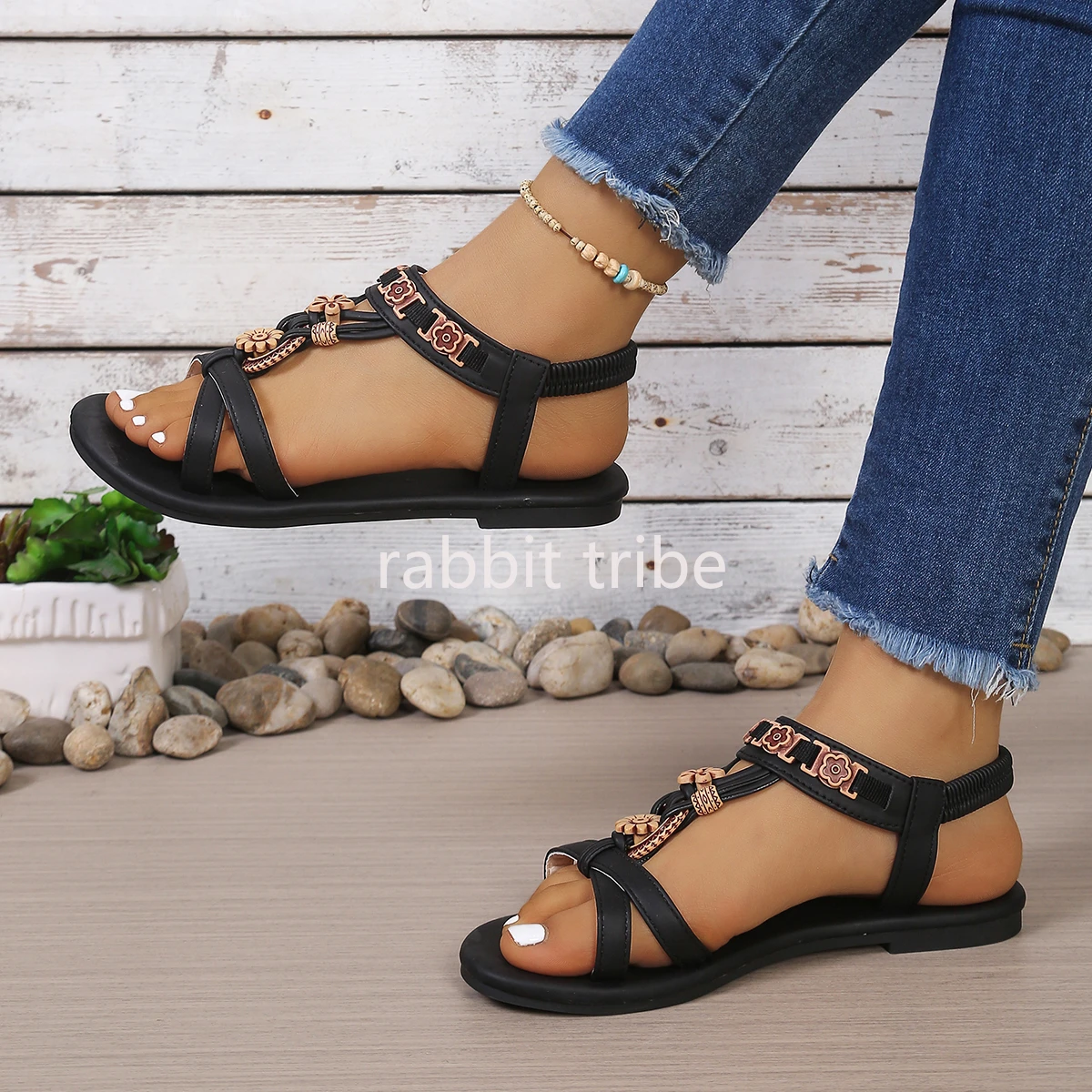 Summer Cross Strap Buckle Design Flat Sandals Women Fashion Metal Decoration Over Toe Casual Flat Slippers Comfort Beach Shoes
Summer Cross Strap Buckle Design Flat Sandals Women Fashion Metal Decoration Over Toe Casual Flat Slippers Comfort Beach Shoes