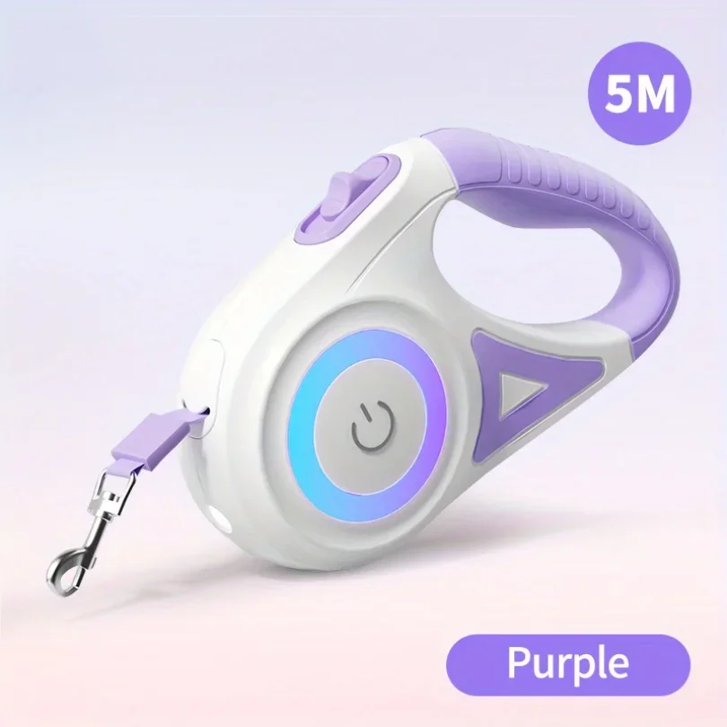 Retractable Dog Leash with Flashlight Front Safety Led Light 360°Tangle Free Training Leash
Retractable Dog Leash with Flashlight Front Safety Led Light 360°Tangle Free Training Leash