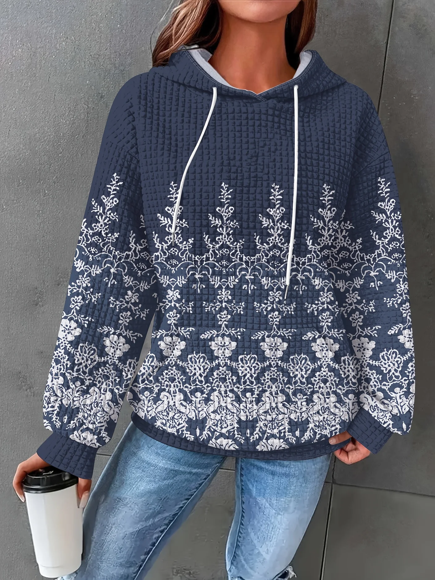 Printed Design casual style Floral Pattern Print Design Hoodie hoodie
Printed Design casual style Floral Pattern Print Design Hoodie hoodie