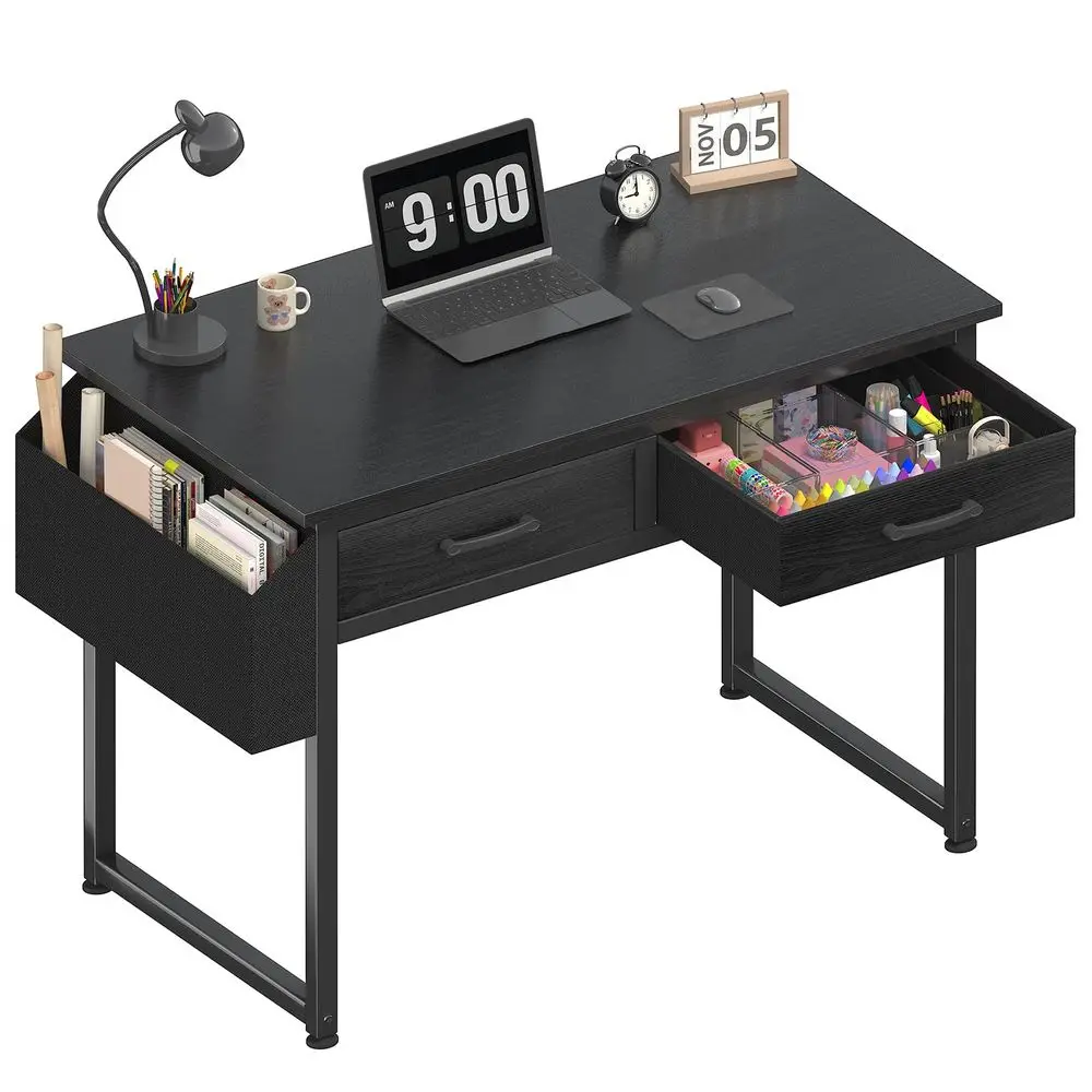 Small Desk with Fabric Drawers for Bedroom, 32 Inch Gaming Desk with 2 Drawers for Small Space, Study Writing Table PC Desks, B
Small Desk with Fabric Drawers for Bedroom, 32 Inch Gaming Desk with 2 Drawers for Small Space, Study Writing Table PC Desks, B
