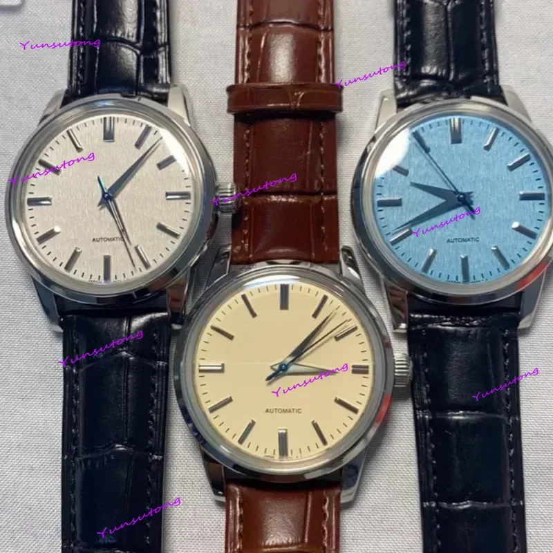 39.5mm G-S Automatic Mechanical Watch 1612 2130 Movement Waterproof Sapphire Glass Bubble Mirror Cream Watch Leather Steel Strip
39.5mm G-S Automatic Mechanical Watch 1612 2130 Movement Waterproof Sapphire Glass Bubble Mirror Cream Watch Leather Steel Strip