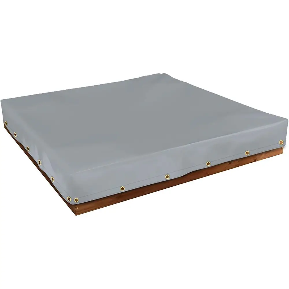 Sandbox Cover 18 Oz Waterproo - Sandpit Cover 100% Weather Resistant with Metal Grommets (78" W x 78" D x 8" H, Grey)
Sandbox Cover 18 Oz Waterproo - Sandpit Cover 100% Weather Resistant with Metal Grommets (78" W x 78" D x 8" H, Grey)