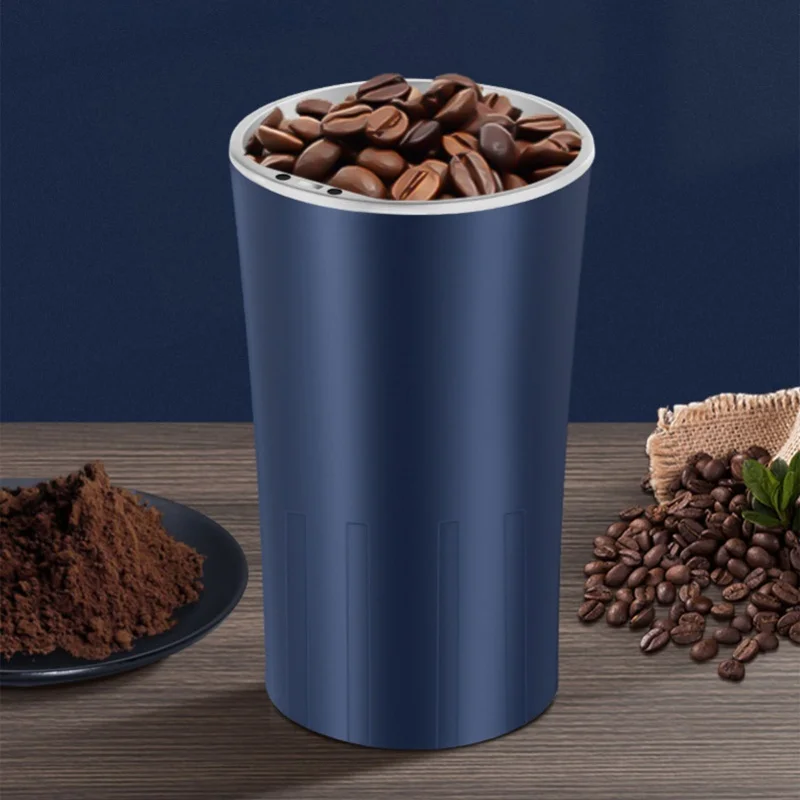 300W Electric Coffee Grinder Coffee Beans Grinder With Stainless Steel Blades Makes Up To 12 Cups Blue
300W Electric Coffee Grinder Coffee Beans Grinder With Stainless Steel Blades Makes Up To 12 Cups Blue