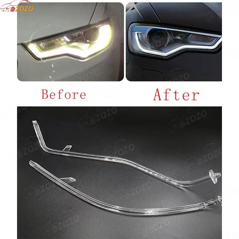 For Audi A6 C7 2012 2013 2014 2015 Car headlight Daytime Running Light Guide Plate Tube Strip car accessories drl led lights car
For Audi A6 C7 2012 2013 2014 2015 Car headlight Daytime Running Light Guide Plate Tube Strip car accessories drl led lights car