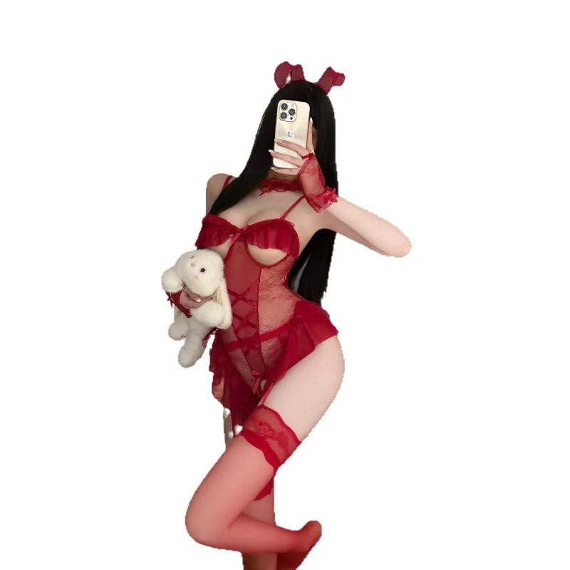 Japanese Anime Lolita Bunny Girl Maid Lingerie Costumes Cute Bunny Ears and Bodysuit Uniform Pool Party Cosplay Porno Nightwear
Japanese Anime Lolita Bunny Girl Maid Lingerie Costumes Cute Bunny Ears and Bodysuit Uniform Pool Party Cosplay Porno Nightwear