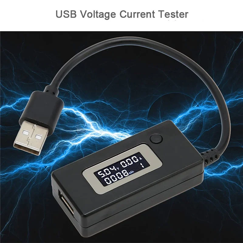 BAAG-USB Voltage/Amps Power Meter Tester Multimeter Digital Multimeter USB 2.0 Multifunction Electrical Tester Capacity.
BAAG-USB Voltage/Amps Power Meter Tester Multimeter Digital Multimeter USB 2.0 Multifunction Electrical Tester Capacity.