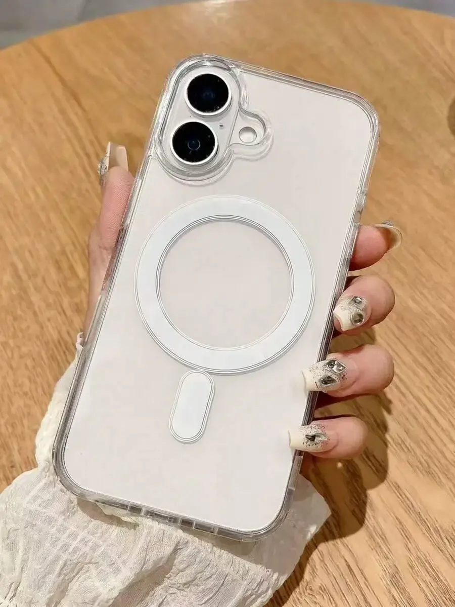 Transparent Magnetic Charging Case Compatible With Iphone 17/15, Compatible With Apple 16 Pro Max, 15 Plus, Anti-Fall 13 Pro Max
Transparent Magnetic Charging Case Compatible With Iphone 17/15, Compatible With Apple 16 Pro Max, 15 Plus, Anti-Fall 13 Pro Max