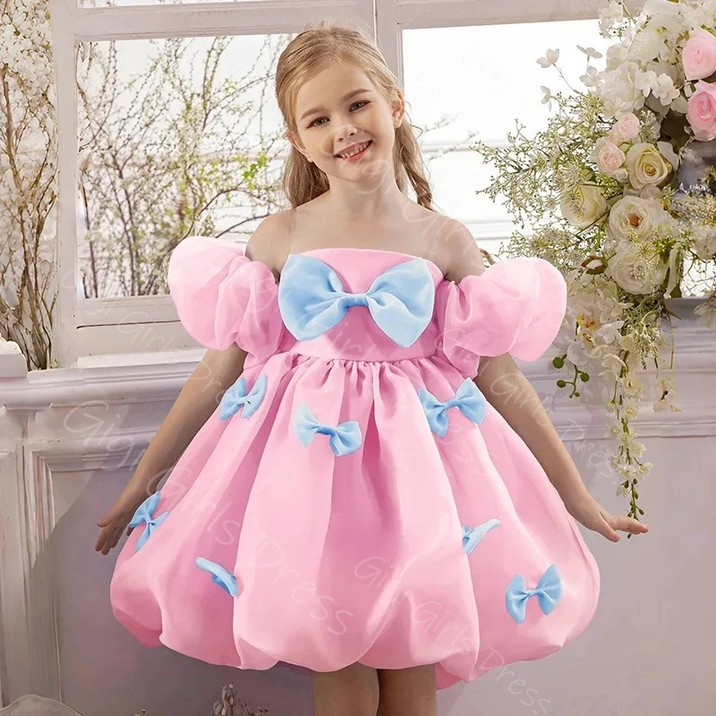 Вечернее платье для девочек по индивидуальному заказу с бантом и открытыми плечами длиной выше колена, платье с цветочным узором для девочек на свадьбу, пышное пышное платье на день рождения
Вечернее платье для девочек по индивидуальному заказу с бантом и открытыми плечами длиной выше колена, платье с цветочным узором для девочек на свадьбу, пышное пышное платье на день рождения