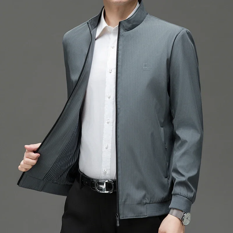 Outerwear Casual Mens Solid Color Zipper Men Business Jacket Lapel Collar Long Sleeve Cardigan Slim Fit Casual Coat Clothing
Outerwear Casual Mens Solid Color Zipper Men Business Jacket Lapel Collar Long Sleeve Cardigan Slim Fit Casual Coat Clothing