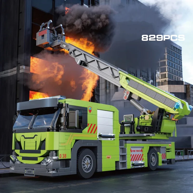 824PCS Collectible City Fire Truck Bricks Engineering Vehicle Cloud ladder Building Blocks Assembly Desk Decor Christmas Gift
824PCS Collectible City Fire Truck Bricks Engineering Vehicle Cloud ladder Building Blocks Assembly Desk Decor Christmas Gift