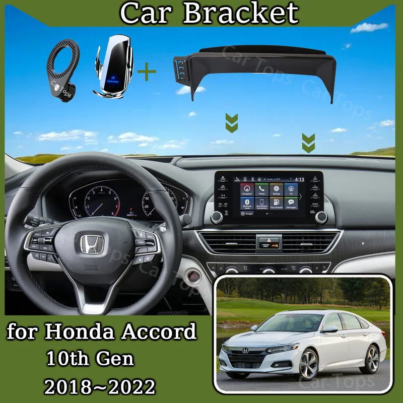 Car Mount for Honda Accord 10th Gen 2018~2022 Mobile Phone Holder Wireless Charging Stand Gravity Bracket MagSafe Accessories
Car Mount for Honda Accord 10th Gen 2018~2022 Mobile Phone Holder Wireless Charging Stand Gravity Bracket MagSafe Accessories