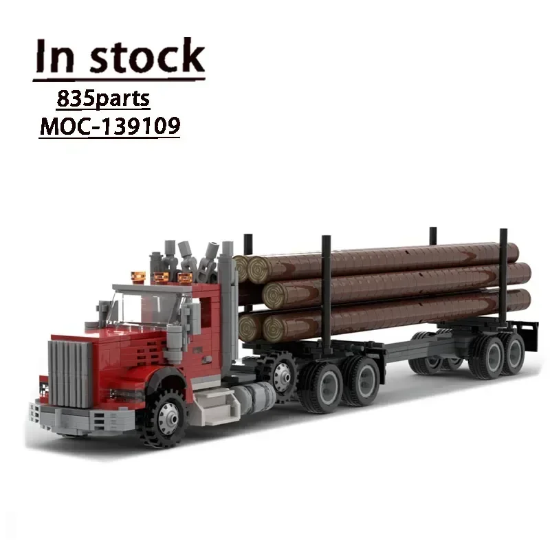 MOC-139109 Log Truck Assembly Splicing Building Block Model 835 Building Block Parts Kids Birthday Building Blocks Toy Gift
MOC-139109 Log Truck Assembly Splicing Building Block Model 835 Building Block Parts Kids Birthday Building Blocks Toy Gift