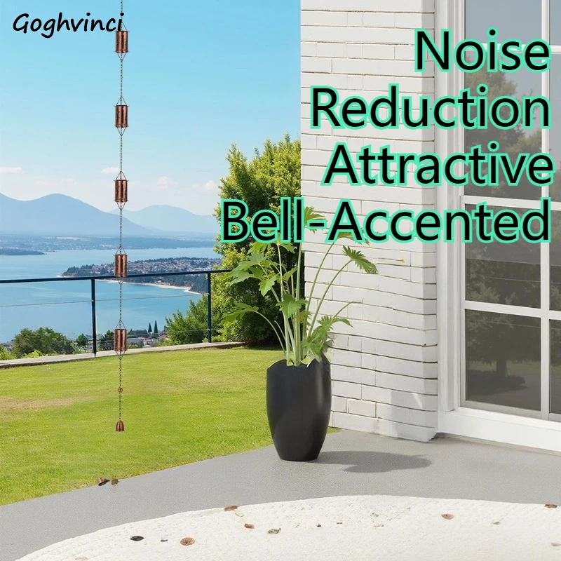 Rain Chains Cylindrical Hummingbird Hollow-Out Garden Decorative Bell Outdoor Elegant Water Drainage Easy Installation Durable
Rain Chains Cylindrical Hummingbird Hollow-Out Garden Decorative Bell Outdoor Elegant Water Drainage Easy Installation Durable