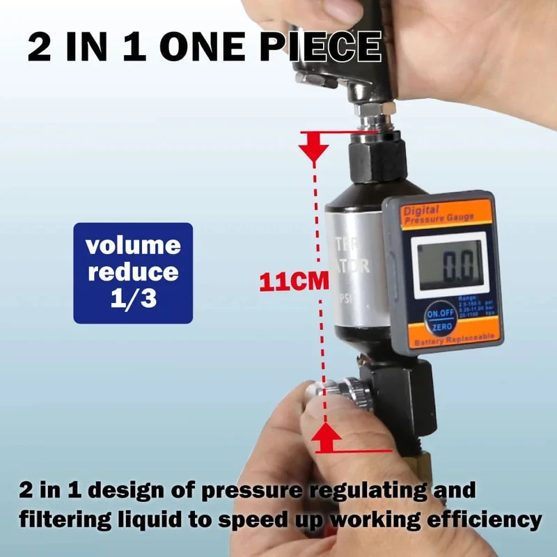 Hot Sale LEMATEC Compact Regulator Spray Tools With Digital ing
Hot Sale LEMATEC Compact Regulator Spray Tools With Digital ing