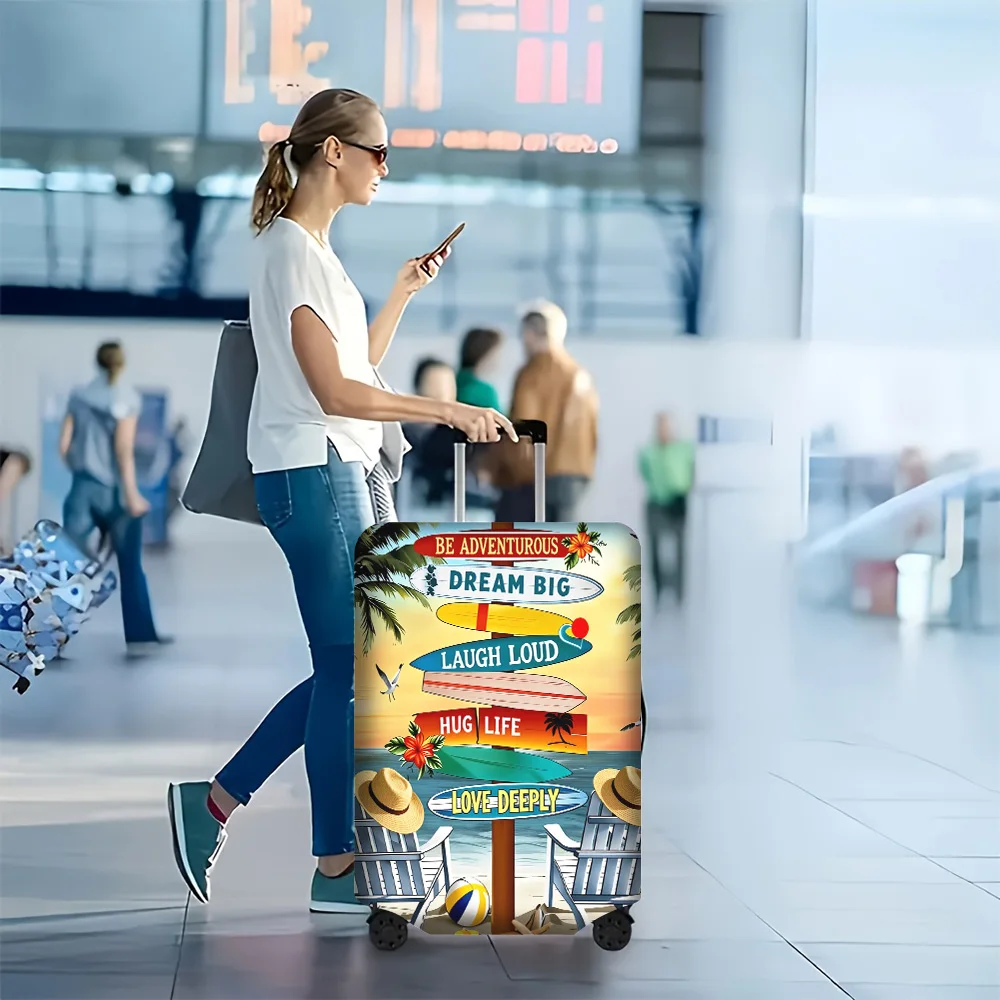 1PC Beach Travel Print Luggage Cover for luggage sizes 18 – 32 inches; dust and elastic travel accessories to effectively pro
1PC Beach Travel Print Luggage Cover for luggage sizes 18 – 32 inches; dust and elastic travel accessories to effectively pro