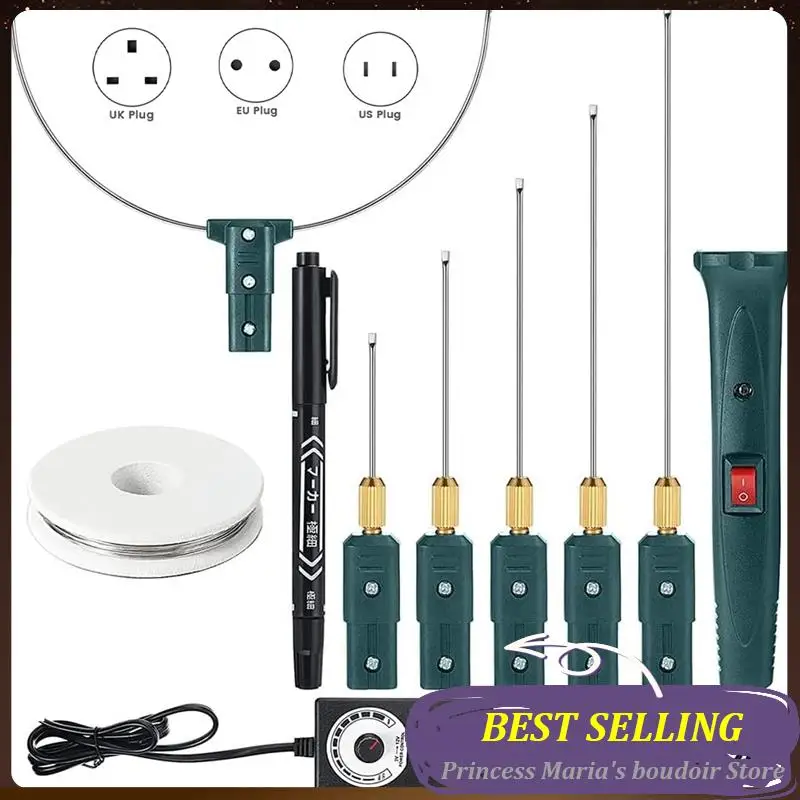 AB30-Hot Wire Foam Cutter Kit With Temperature Controller,100-240V/24W Electric Cutting For Art Craft EVA Foam Carving
AB30-Hot Wire Foam Cutter Kit With Temperature Controller,100-240V/24W Electric Cutting For Art Craft EVA Foam Carving