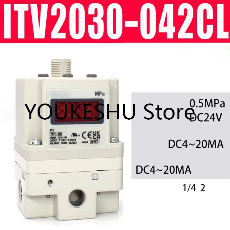 New original electrical proportional valve ITV2030-042CL With C bracket and data cable
New original electrical proportional valve ITV2030-042CL With C bracket and data cable