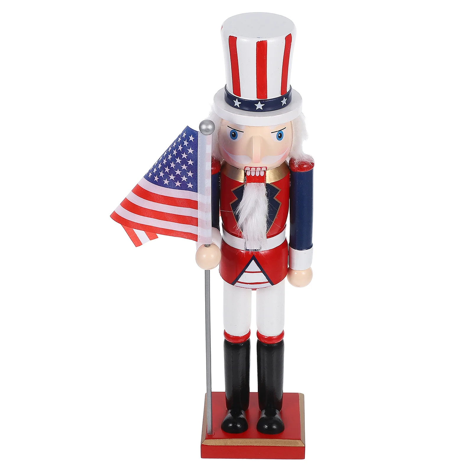 38Cm Handcrafted Wooden Nutcracker Soldier Statue Vibrant Colors Sturdy Base Decor for Holiday Mantel Or Dining Table
38Cm Handcrafted Wooden Nutcracker Soldier Statue Vibrant Colors Sturdy Base Decor for Holiday Mantel Or Dining Table