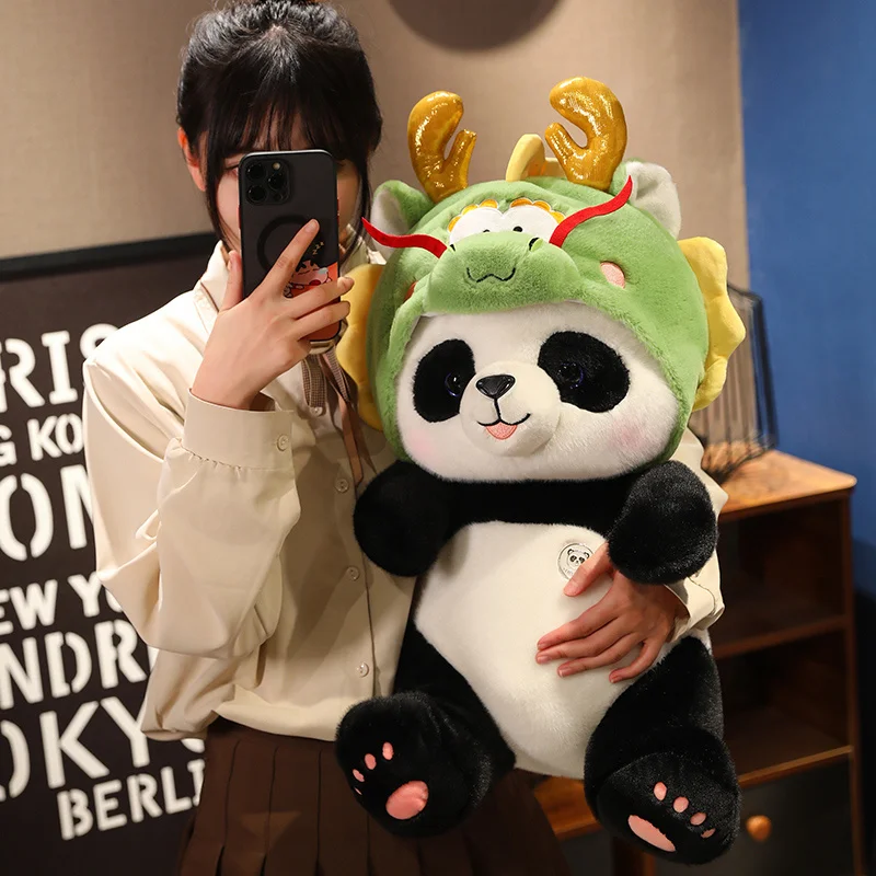 Creative Cute Transform Dragon Panda Doll Stuffed Animal Soft Cartoon Bears Toys Babys Sleeping Pillow for Kids Gifts Home Decor
Creative Cute Transform Dragon Panda Doll Stuffed Animal Soft Cartoon Bears Toys Babys Sleeping Pillow for Kids Gifts Home Decor