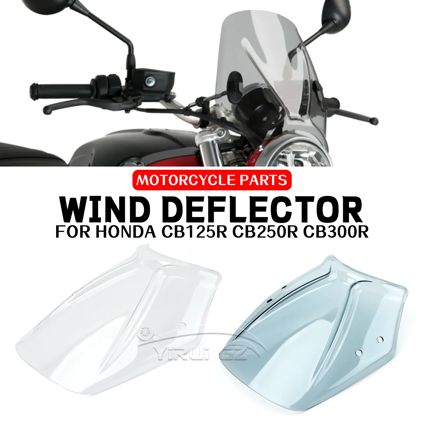 NEW Motorcycle Accessories For Honda CB125R CB250R CB300 R 2018-2023 2024 Windscreen Screen Wind Deflectors Adjustable Bracket
NEW Motorcycle Accessories For Honda CB125R CB250R CB300 R 2018-2023 2024 Windscreen Screen Wind Deflectors Adjustable Bracket