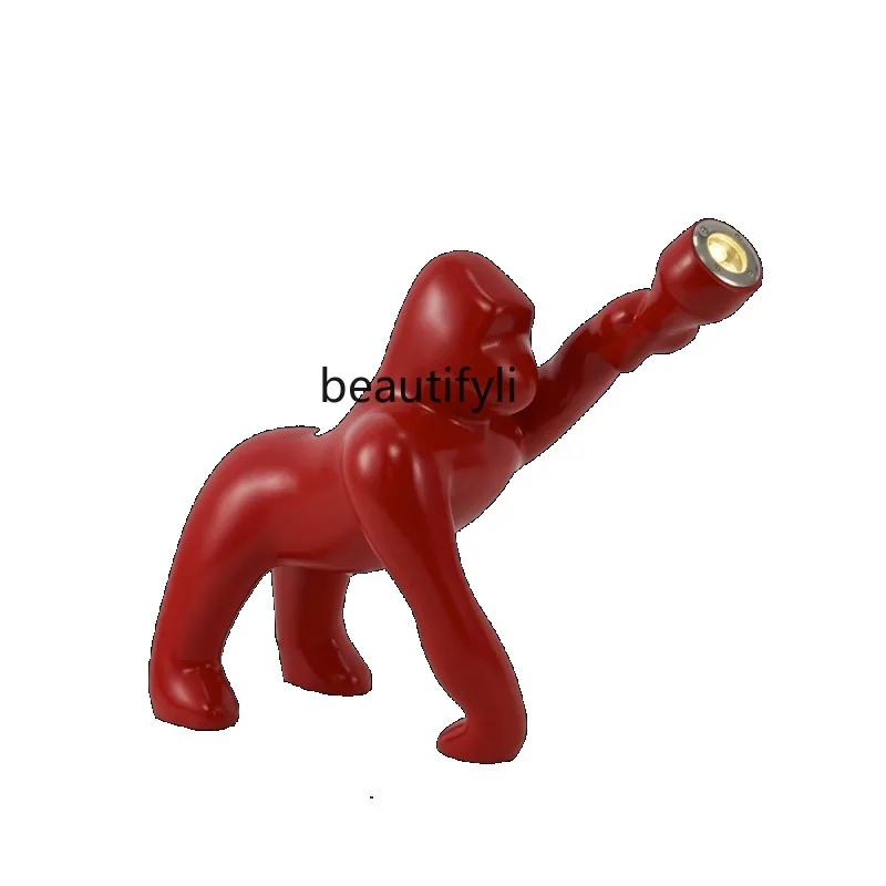 Custom Gorilla Floor Lamp Italian Design Sense Hotel Lobby Exhibition Hall Large Animal Decoration Sculpture Table Lamp
Custom Gorilla Floor Lamp Italian Design Sense Hotel Lobby Exhibition Hall Large Animal Decoration Sculpture Table Lamp