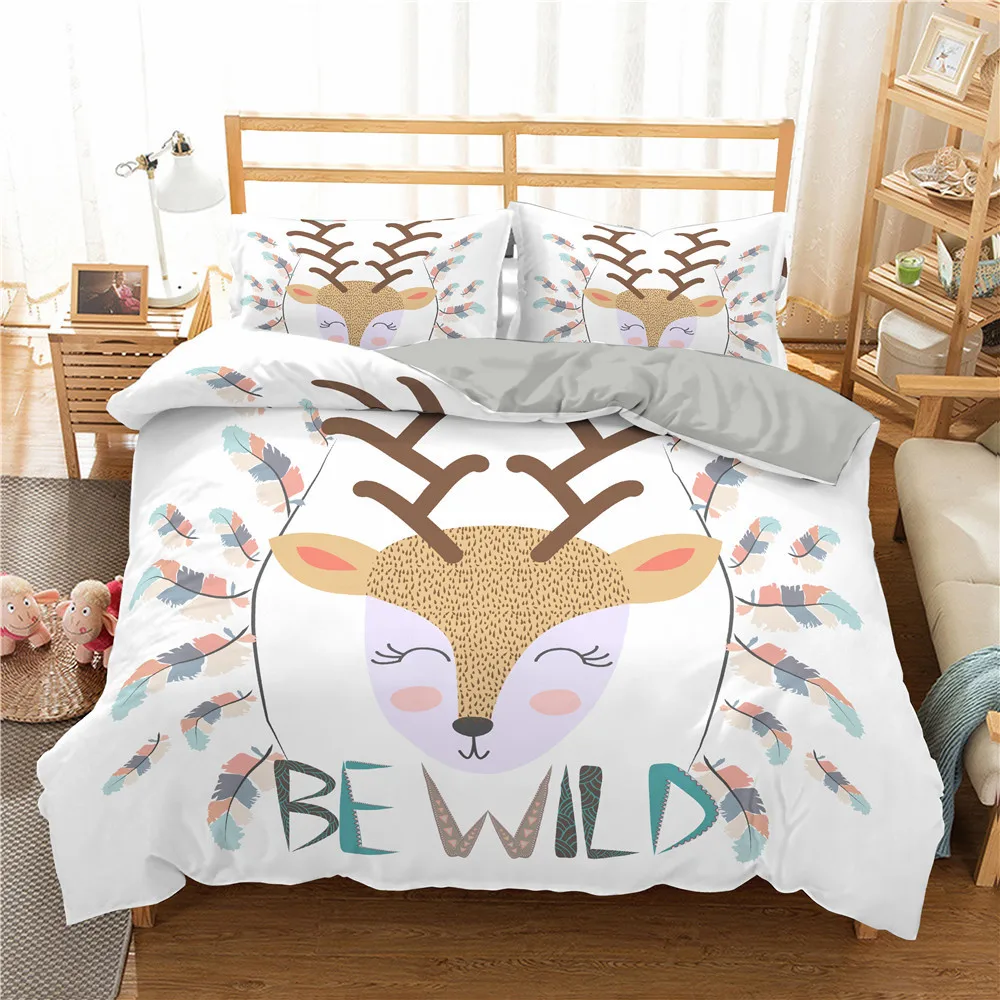Housse De Couette 3D Print Cute Deer,Kitten,panda Winter Bed Sets For Kid Bed Linens Dropshipping Bedclothes Sets Bedding Cotton
Housse De Couette 3D Print Cute Deer,Kitten,panda Winter Bed Sets For Kid Bed Linens Dropshipping Bedclothes Sets Bedding Cotton