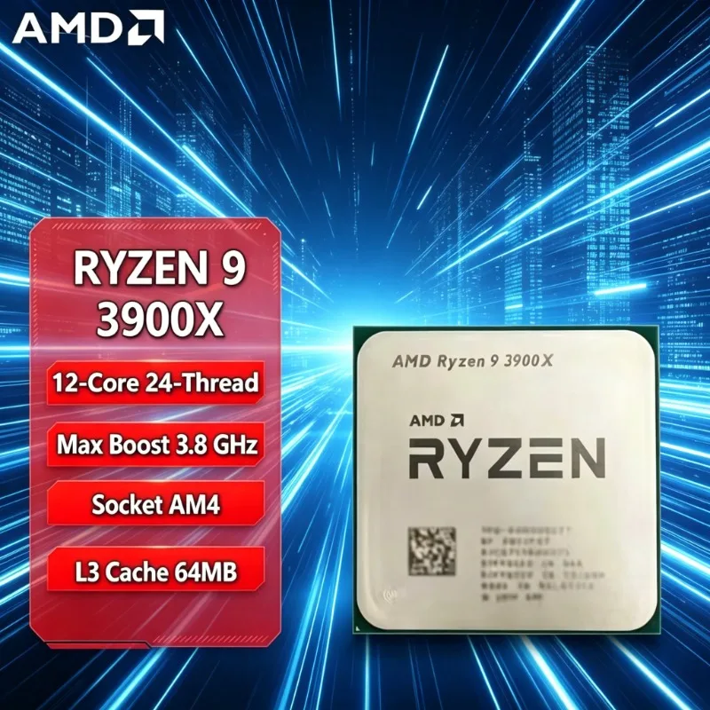 Multi-tasking Premium AMD R9 3900X AM4 105W Zen2 Chip 12C24T Max 4.6GHz High-end Desktop CPU No Original Box
Multi-tasking Premium AMD R9 3900X AM4 105W Zen2 Chip 12C24T Max 4.6GHz High-end Desktop CPU No Original Box