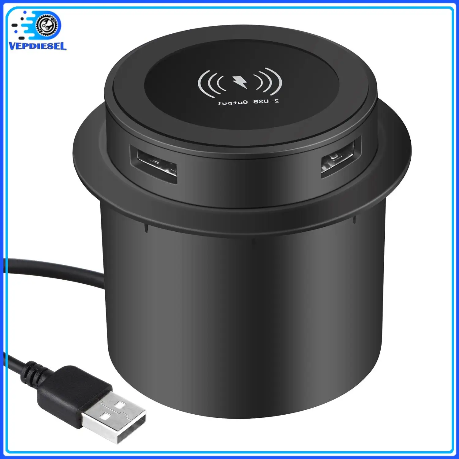 QI Fast Wireless Charger Pop-up Desktop Embedded Fast Wireless Charger With USB Port 30W Universal For Iphone Smartphone Xiaomi
QI Fast Wireless Charger Pop-up Desktop Embedded Fast Wireless Charger With USB Port 30W Universal For Iphone Smartphone Xiaomi