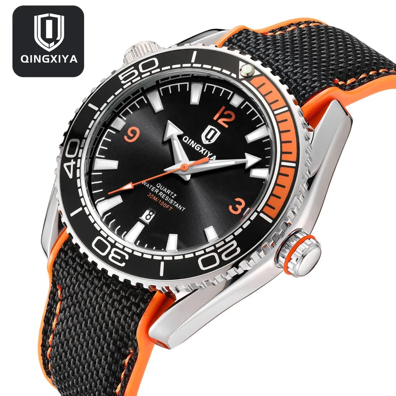 QINGXIYA Фирменные новые спортивные кварцевые часы мужские силиконовый ремешок водостойкие светящиеся мужские часы модные наручные часы с календарем Relogio 
QINGXIYA Фирменные новые спортивные кварцевые часы мужские силиконовый ремешок водостойкие светящиеся мужские часы модные наручные часы с календарем Relogio
