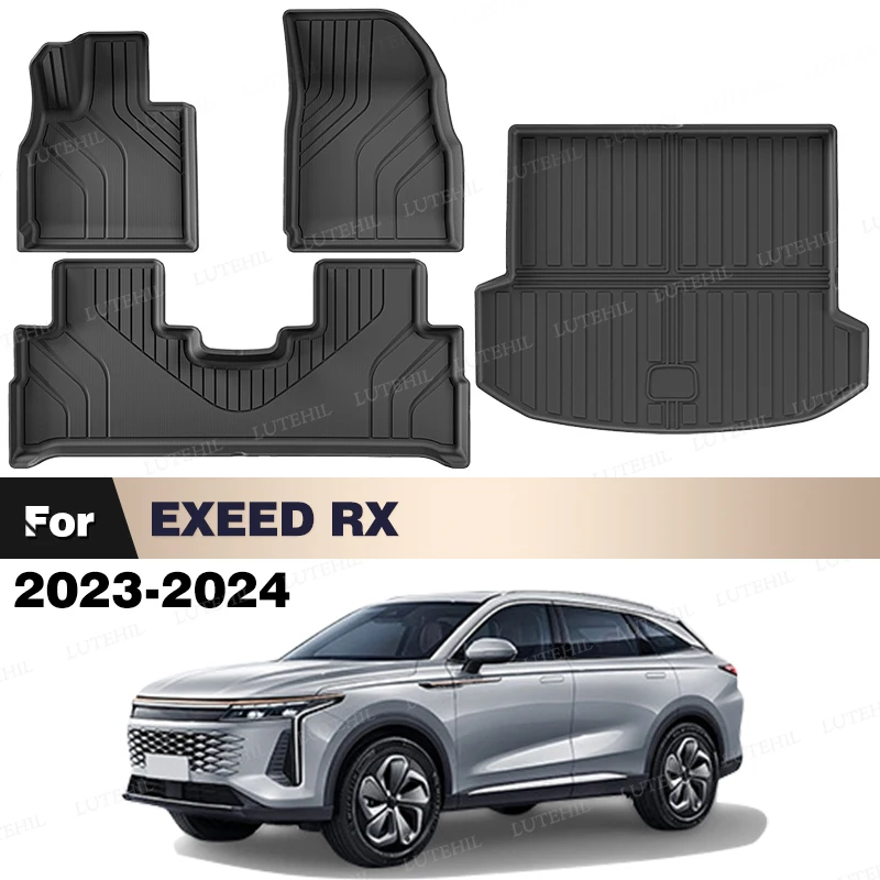 LUTEHIL для EXEED RX 2023-2024, всепогодный напольный коврик из ТПЭ, коврик в багажник, полный комплект, ковровый чехол, аксессуары для защиты салона автомобиля
LUTEHIL для EXEED RX 2023-2024, всепогодный напольный коврик из ТПЭ, коврик в багажник, полный комплект, ковровый чехол, аксессуары для защиты салона автомобиля