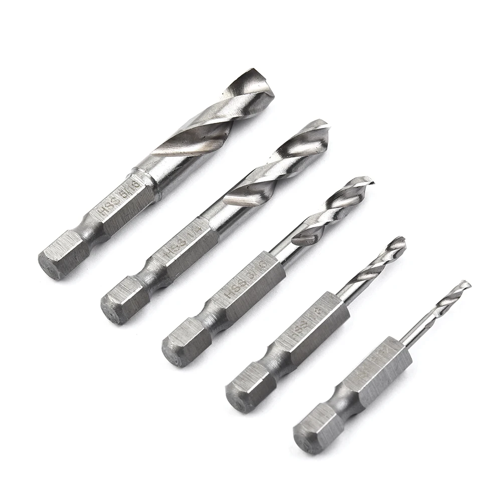 Drilling Tool Drill Bits 1/8 3/16 High Quality Quick Change 1/4\" Hex Shank 5/16-inch Drill Bit Set Drill Bits
Drilling Tool Drill Bits 1/8 3/16 High Quality Quick Change 1/4\" Hex Shank 5/16-inch Drill Bit Set Drill Bits