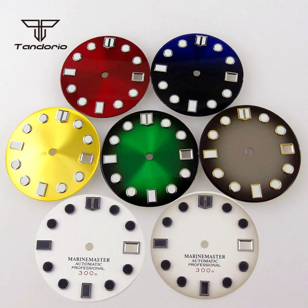 28.5mm Watch Accessories Sunburst Gradient Sterile Dial Blue Luminous Fit for NH35 NH35A Automatic Movement
28.5mm Watch Accessories Sunburst Gradient Sterile Dial Blue Luminous Fit for NH35 NH35A Automatic Movement