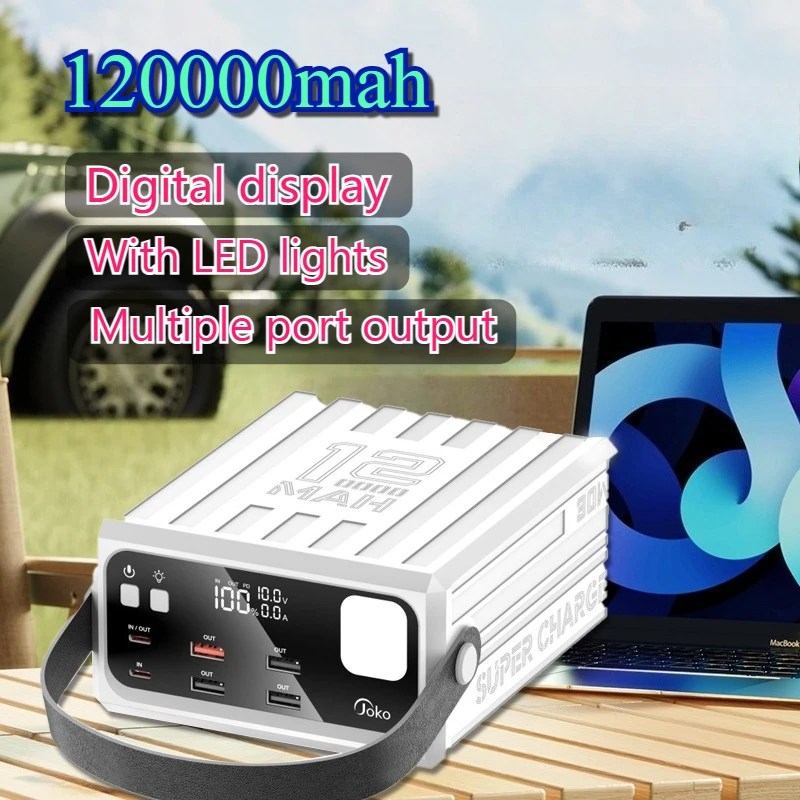 Portable Charger 100000mAh Large Capacity External Battery 22.5W Fast Charge with LCD Digital Power Display Outdoor Battery Back
Portable Charger 100000mAh Large Capacity External Battery 22.5W Fast Charge with LCD Digital Power Display Outdoor Battery Back