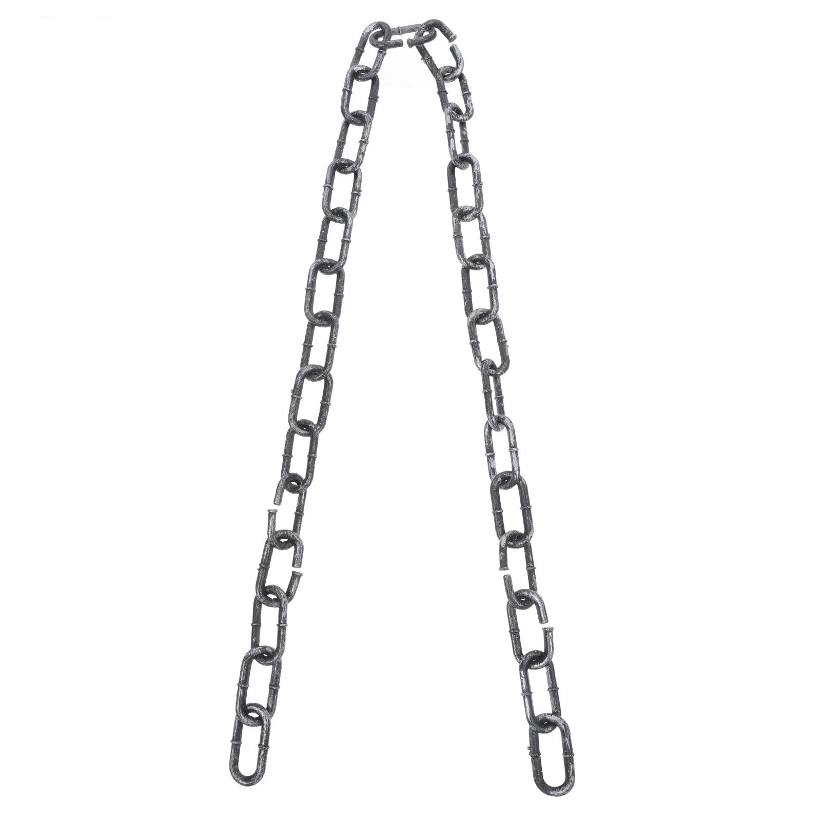 Simulated Iron Chain Props Plastic Halloween Decoration Chains for Costume Cosplay Party Accessories Fake Chain Spooky Lifelike
Simulated Iron Chain Props Plastic Halloween Decoration Chains for Costume Cosplay Party Accessories Fake Chain Spooky Lifelike