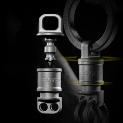 High End Titanium Alloy Quick Release Keychain Men's Multifunctional Double Hole Car Key Chain Key Ring EDC Connection Buckle High End Titanium Alloy Quick Release Keychain Men's Multifunctional Double Hole Car Key Chain Key Ring EDC Connection Buckle