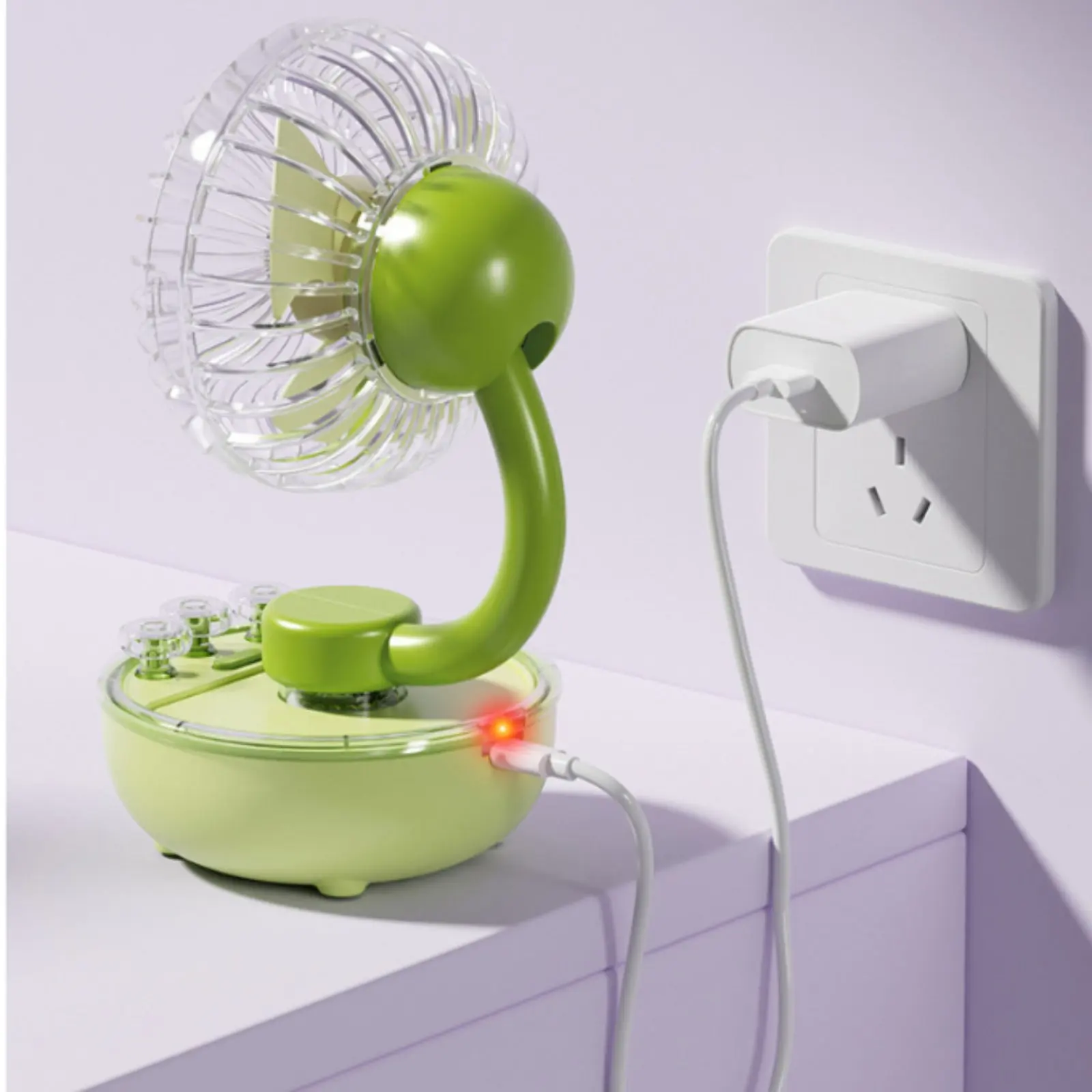 Desktop Fan with Night Light Lightweight Mini USB Desk Fan Home Gadget 360° Adjustable Brushless Engine for Dorm
Desktop Fan with Night Light Lightweight Mini USB Desk Fan Home Gadget 360° Adjustable Brushless Engine for Dorm