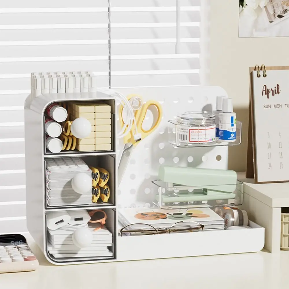 Многофункциональный настольный органайзер для хранения с выдвижными ящиками, большой вместимости, пылезащитный, для канцелярских принадлежностей
Многофункциональный настольный органайзер для хранения с выдвижными ящиками, большой вместимости, пылезащитный, для канцелярских принадлежностей