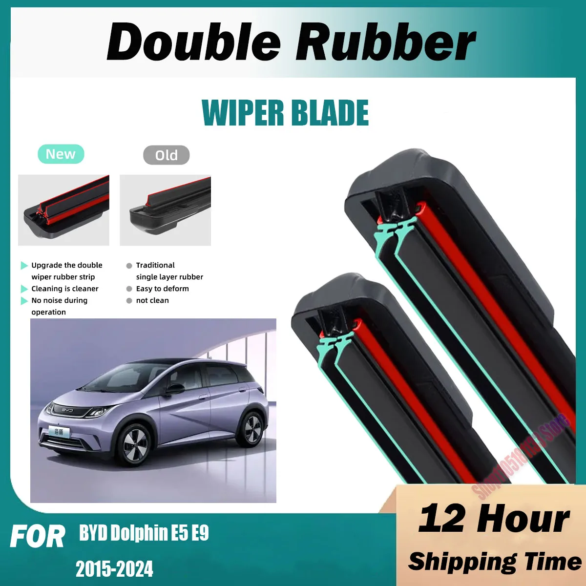 Car Wiper For BYD Dolphin E5 E9 2015-2024 Eleven layer Strip Wipers 2025 Latest Model Front Windshield Wipers 2011 2012 2013
Car Wiper For BYD Dolphin E5 E9 2015-2024 Eleven layer Strip Wipers 2025 Latest Model Front Windshield Wipers 2011 2012 2013