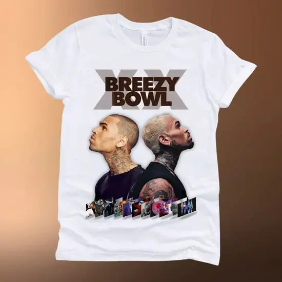 Men's T-shirt Rapper Chris Brown's Free Bowl XX Tour 2025 T-shirt Harajuku round-neck short-sleeved T-shirt streetwear unisex
Men's T-shirt Rapper Chris Brown's Free Bowl XX Tour 2025 T-shirt Harajuku round-neck short-sleeved T-shirt streetwear unisex