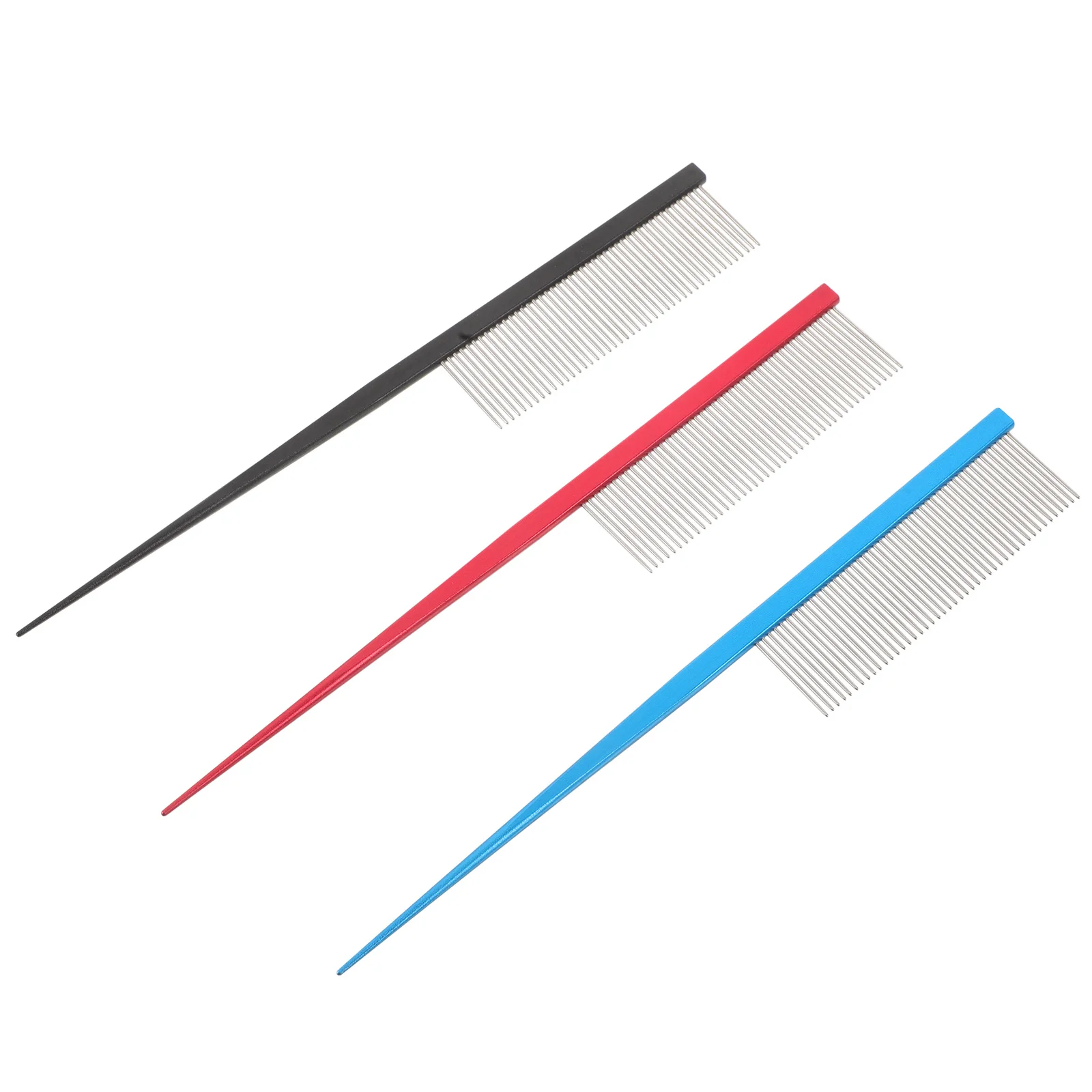 3Pcs Metal Pet Comb Fine Tooth Stainless Steel Grooming Tool for Dogs Cats Hair Removal Shedding Dematting Tail Styling
3Pcs Metal Pet Comb Fine Tooth Stainless Steel Grooming Tool for Dogs Cats Hair Removal Shedding Dematting Tail Styling