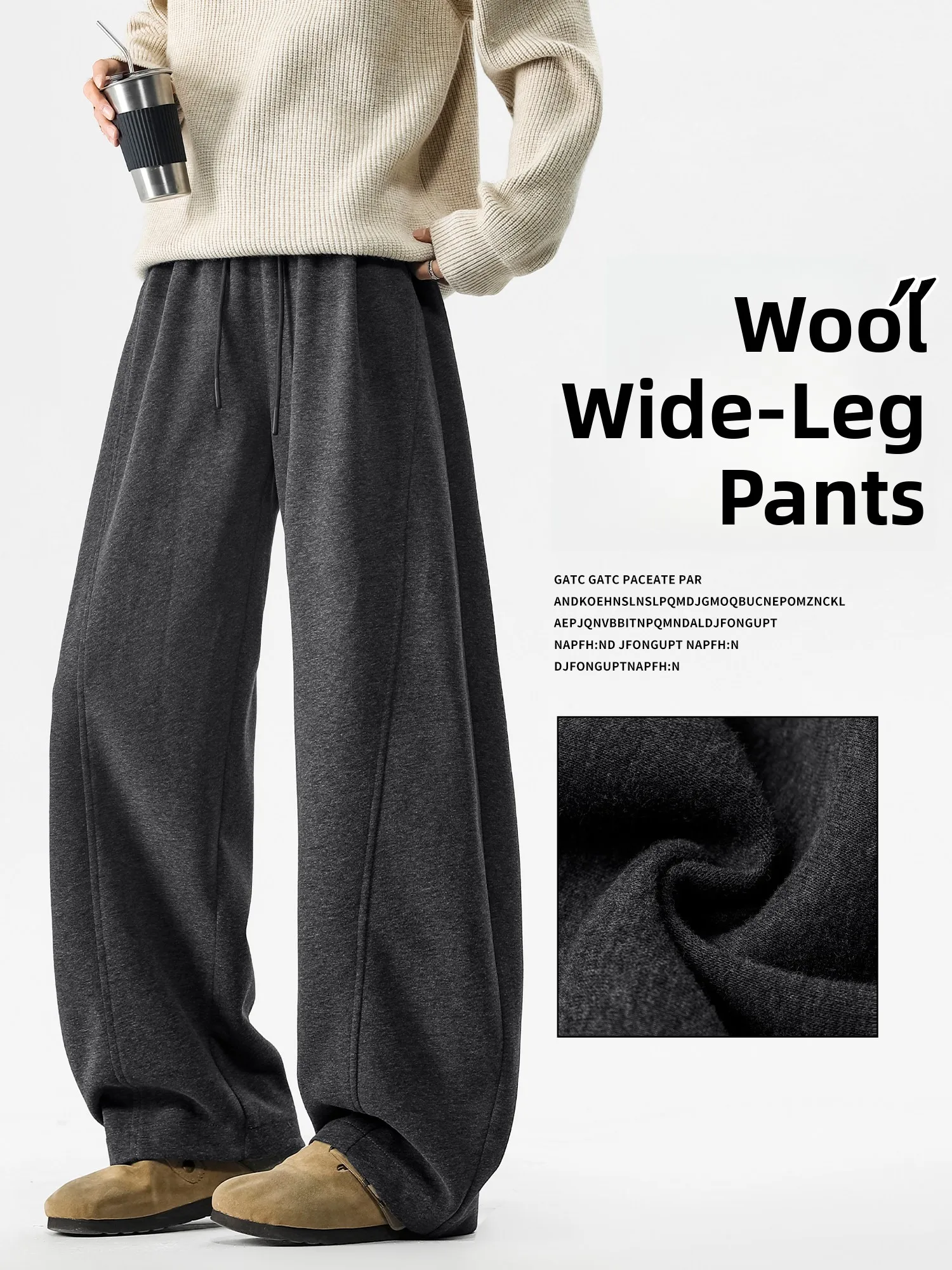 Мужские шерстяные брюки American Sle с широкими штанинами, весенние, новые, свободного прямого кроя, длинные, молодежные, повседневные, прямые...
Мужские шерстяные брюки American Sle с широкими штанинами, весенние, новые, свободного прямого кроя, длинные, молодежные, повседневные, прямые...