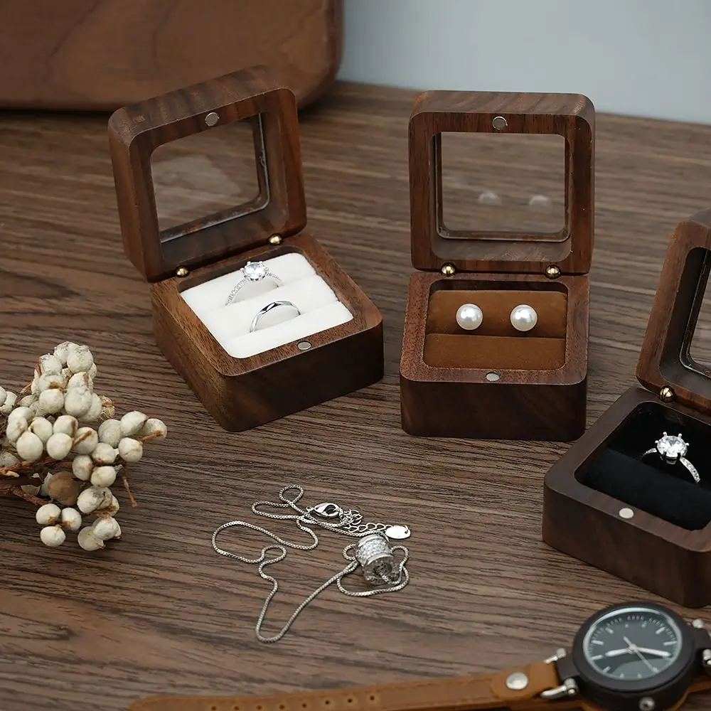 High-quality Gifts Case Wooden Lover Ring Display Box Ring Storage Box Jewelry Box Storage Holder
High-quality Gifts Case Wooden Lover Ring Display Box Ring Storage Box Jewelry Box Storage Holder